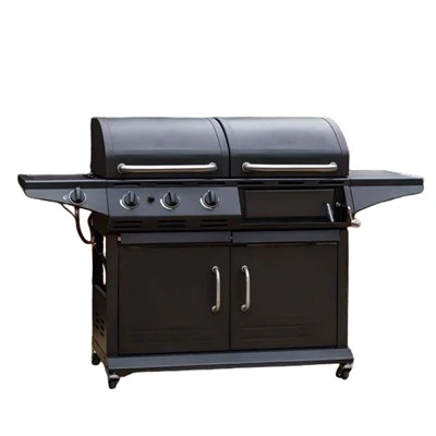 Grill na dwa paliwa z wędzarnią